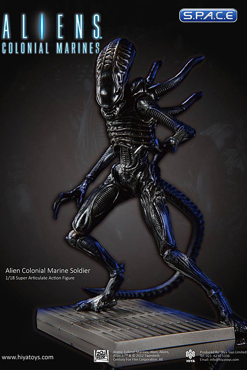 1/18 Scale Xenomorph Soldier  (Aliens: Colonial Marines)