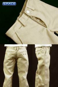 1/6 Scale White Oxford Shirt & Khaki Chino Set