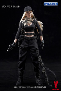 1/6 Scale Female Shooter (Black)