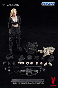 1/6 Scale Female Shooter (Black)