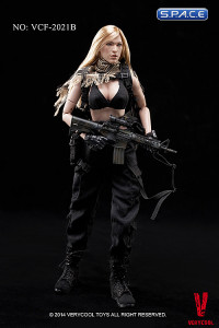 1/6 Scale Female Shooter (Black)