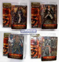 Complete Set of 4: Pirates of the Caribbean - Dead Mans Chest Series 1