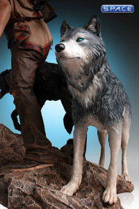 Daryl and the Wolves Statue (The Walking Dead)