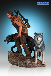 Daryl and the Wolves Statue (The Walking Dead)