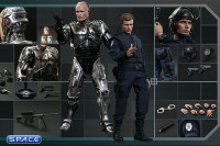 1/6 Scale battle-damaged RoboCop & Alex Murphy Movie Masterpiece Set (RoboCop)