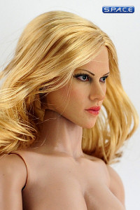 1/6 Scale Black Widow Head (blonde long hair)