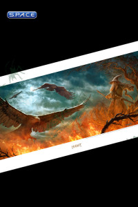 Out of the Fire - Eagles Rescue Art Print (The Hobbit)