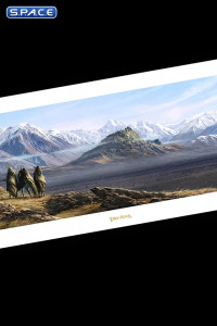 Sunrise upon Edoras Art Print (Lord of the Rings)