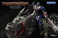 Grimlock with Optimus Statue Museum Masterline Series (Transformers: Age of Extinction)