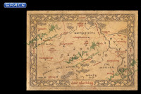 Map of East Farthing - Parchment Art Print (The Hobbit)
