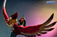 Link on Loftwing Statue (The Legend of Zelda: Skyward Sword)