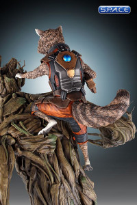 Rocket Raccoon & Groot Statue (Guardians of the Galaxy)