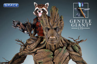 Rocket Raccoon & Groot Statue (Guardians of the Galaxy)