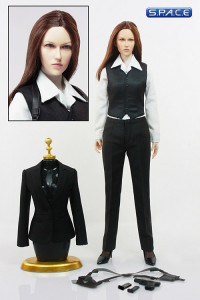 1/6 Scale MI6 Female Agent - black dress (Suit of Style Series)