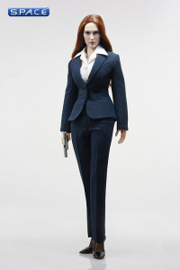 1/6 Scale MI6 Female Agent - blue dress (Suit of Style Series)