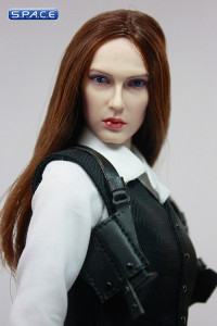 1/6 Scale MI6 Female Agent - blue dress (Suit of Style Series)