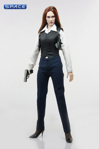 1/6 Scale MI6 Female Agent - blue dress (Suit of Style Series)