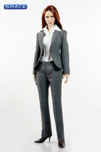 1/6 Scale MI6 Female Agent - grey dress (Suit of Style Series)