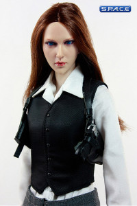 1/6 Scale MI6 Female Agent - grey dress (Suit of Style Series)