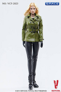 1/6 Scale Vipers Leather Wind Coat Suit Set