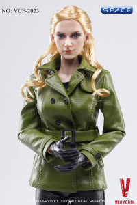 1/6 Scale Vipers Leather Wind Coat Suit Set