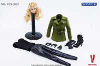 1/6 Scale Vipers Leather Wind Coat Suit Set