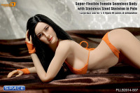 1/6 Scale Seamless Female pale Body large breast / long black hair (Super-Flexible)