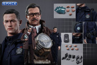 1/6 Scale John Blake and Jim Gordon with Bat-Signal Movie Masterpiece Set MMS275 (Batman - The Dark Knight Rises)