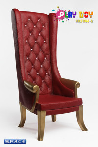 1/6 Scale High Back Chair (red)