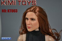 1/6 Scale European / American Female Head Sculpt (red/brown)