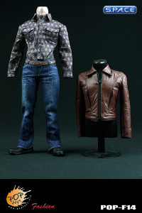 1/6 Scale Retro Leather Suit