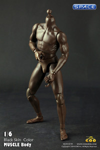 1/6 Scale Muscle male black Body