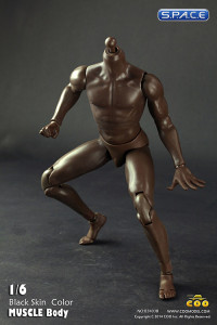 1/6 Scale Muscle male black Body