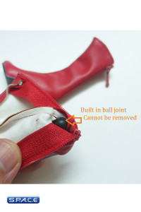 1/6 Scale Female Long Boots (red)