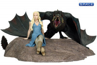 Daenerys with Drogon Statue (Game of Thrones)