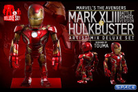 Iron Man Mark XLIII (battle-damaged Version) and Hulkbuster Deluxe Set - Artist Mix Figures Series 1 (Avengers: Age of Ultron)