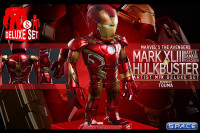 Iron Man Mark XLIII (battle-damaged Version) and Hulkbuster Deluxe Set - Artist Mix Figures Series 1 (Avengers: Age of Ultron)