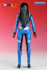 1/6 Scale Racing Girl Blue Suit