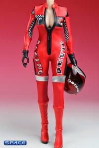 1/6 Scale Racing Girl Red Suit