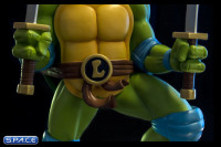 12 Leonardo on Defeated Mouser Statue (Teenage Mutant Ninja Turtles)