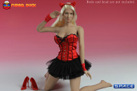 1/6 Scale Basque Corset Dress (Red)