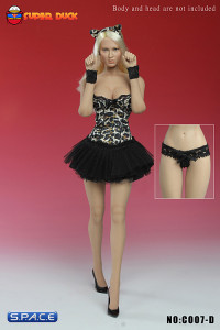 1/6 Scale Basque Corset Dress (Leopard)