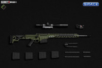 1/6 Scale Barrett MRAD Rifle (od green)