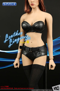 1/6 Scale Female Leather Lingerie Set B