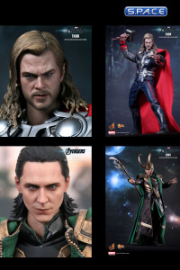 Avengers Assemble Bundle of 9 Hot Toys Figures (Avengers)