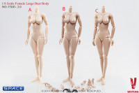 1/6 Scale Female Large Breast Body - Pale/Light Tan (Ver. 2.0)
