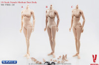 1/6 Scale Female Medium Breast Body - Pale/Light Tan (Ver. 2.0)