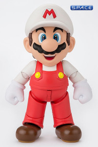 S.H.Figuarts Fire Mario with Play Set D Bundle (Super Mario)