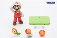 S.H.Figuarts Fire Mario with Play Set D Bundle (Super Mario)