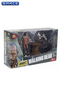 Morgan with Impaled Walker and Spike Trap Deluxe Box (The Walking Dead)